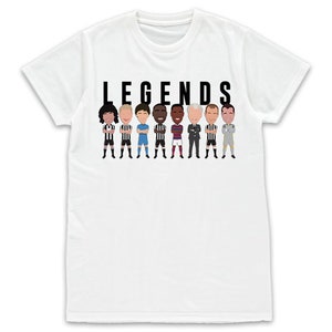 Newcastle Legends Vector Heroes Adult Mens Unisex T-Shirt S-3XL Unofficial Shearer Cole Etc
