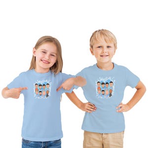 City 2024-25 Vector Heroes Kids Child T-Shirt Sizes Age 3-13 Years Unofficial Manchester Man Choice Of Colours | Printed In The UK|