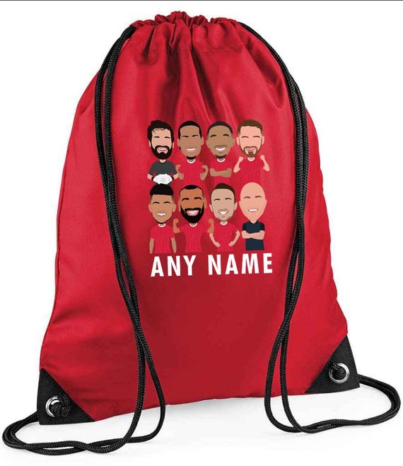 Bolsa de gimnasio personalizada con estampado del Liverpool 2024