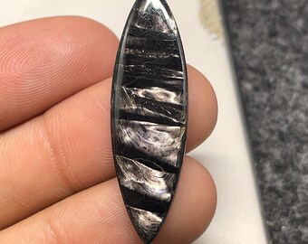 Iperstene, Marchesa Cabochon, 42x13x3 MM, 15 CTS, Bellissimo Cabochon, #B-5622