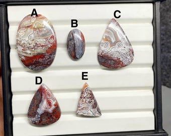 Crazy Lace Agate  , Beautiful, Cabochon, #B1542 To B1555