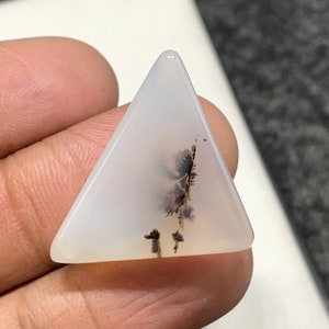 Dendriten Achat, Freeform Cabochon, 28x21x6 MM, 24 CTS, Schöne Cabochon, #A-5108