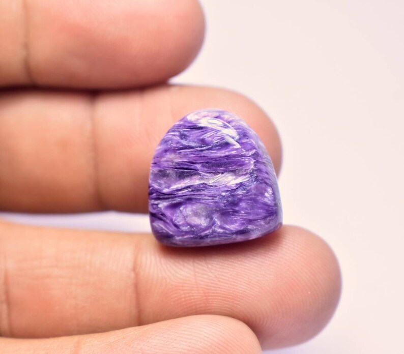 18x18x5 #A-3095 Top Quality Charoite MM Beautiful Cabochon Freeform Cabochon 17 CTS