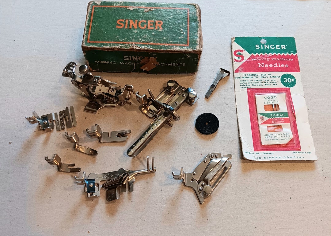 Vintage Singer Attachment Box Low Shank Etsy