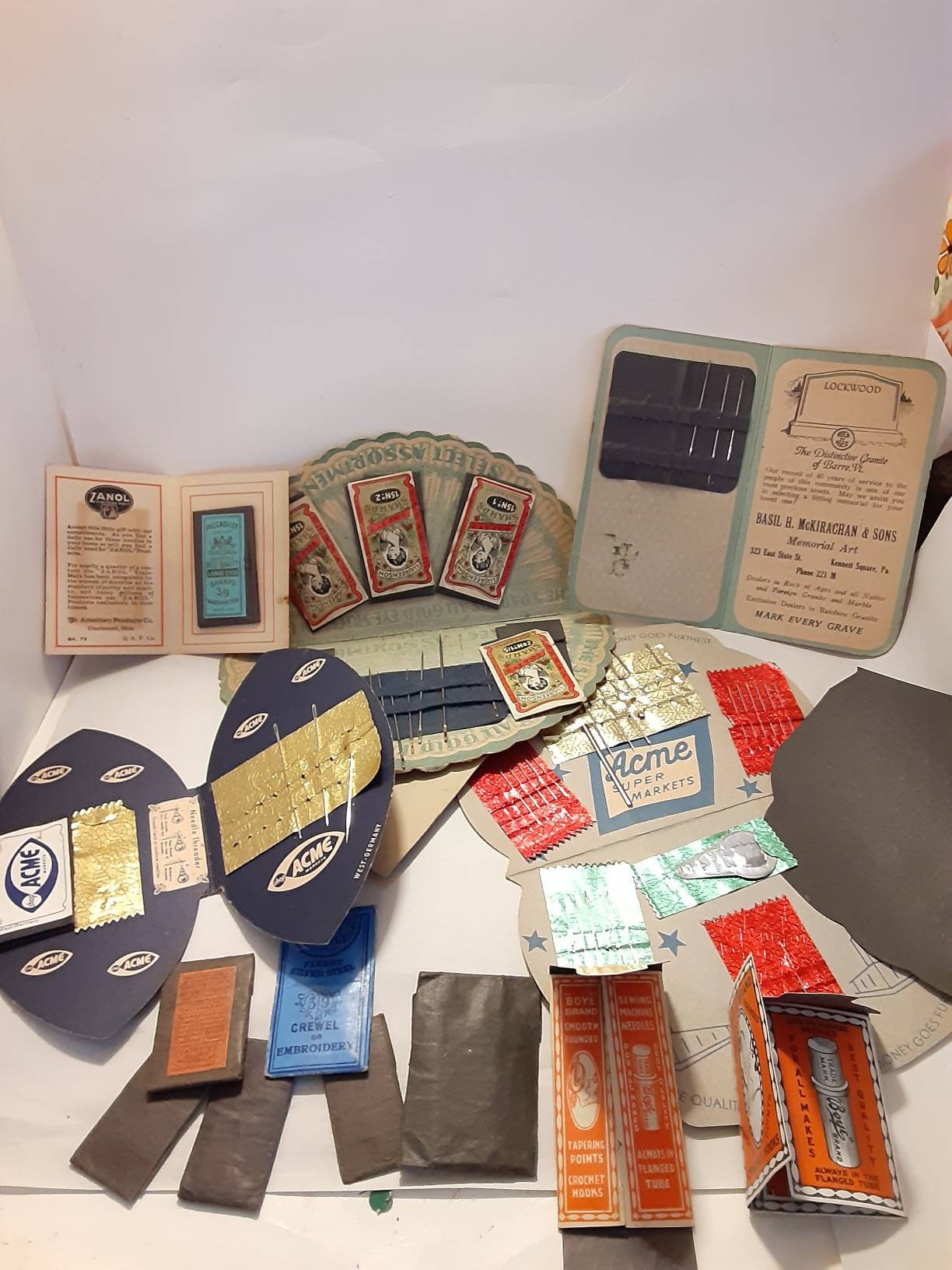 Antique to Vintage Needle Packs Etsy