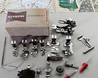 Vintage Kenmore Rotary Attachment Set, Top Clamping 117-812, 117-959 Maybe Others