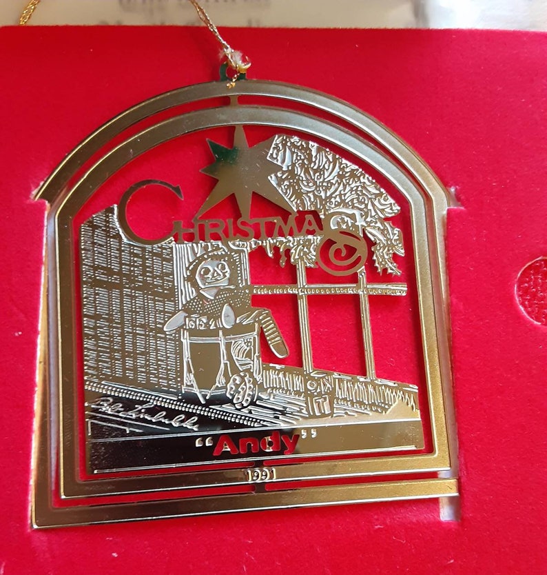 6 Easter Seals 24K Gold on Brass Ornaments All Part of North Etsy