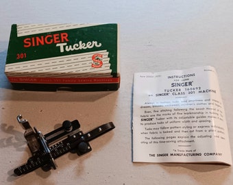 Vintage Singer Tucker Tuckmarker, Part Number 160692, Blackside Finish for Class 301 Slant Shank Machines