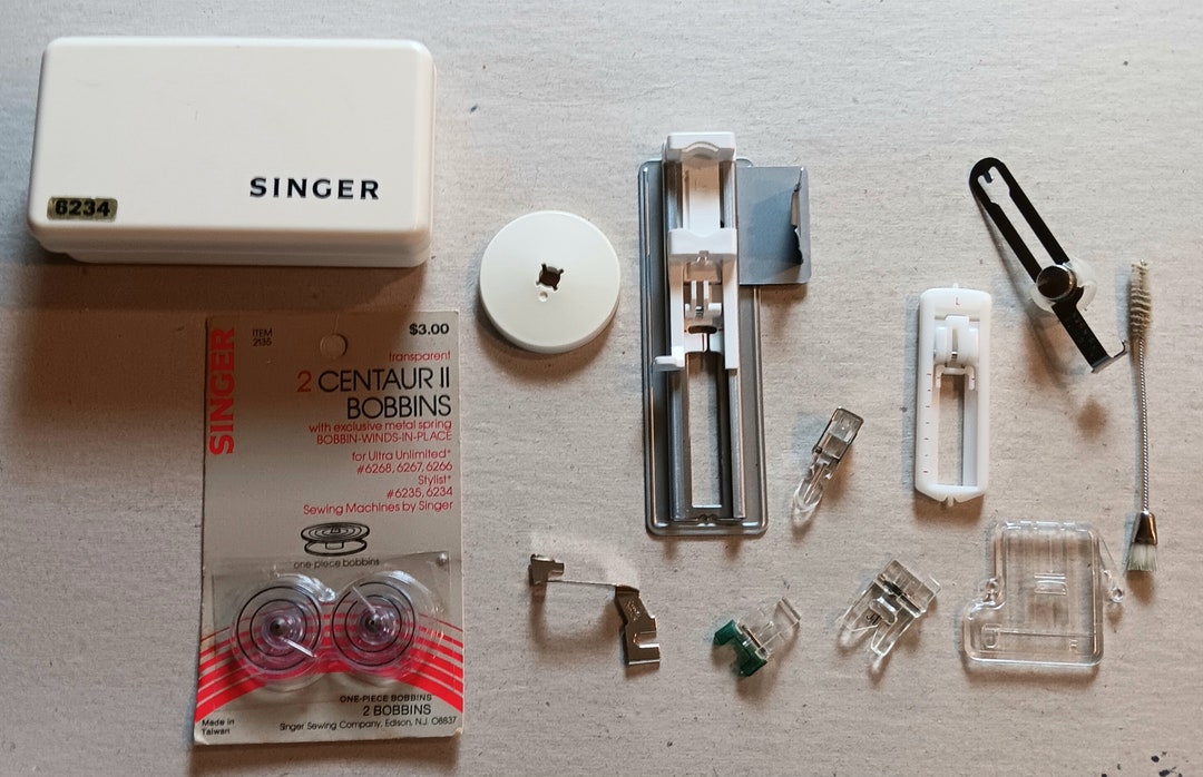 Vintage Singer Model 6234 Attachment Box Automatic Buttonholer