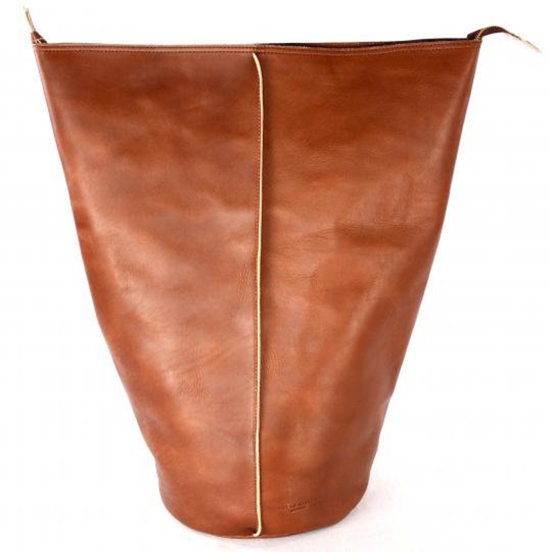 leather SALE 70/% Tom Oversize backpack brown retro deer Hamburg