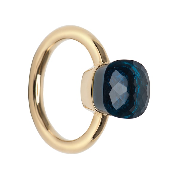 Ring mit blauem Hydro Quarz
