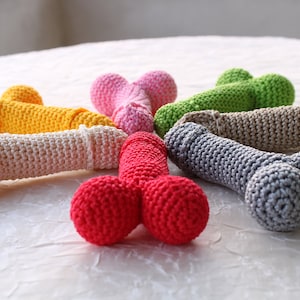 Cat and Ferret Toys,Crochet noisy dick,Adult toy,Knitted penis,Adult humor,Penis gag gift,Amigurumi penis,Auto accessories,penis with rattle