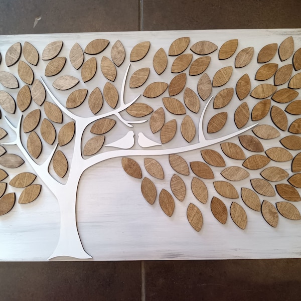 Lasercut Wedding Guestbook Tree ***LASER FILE ONLY***