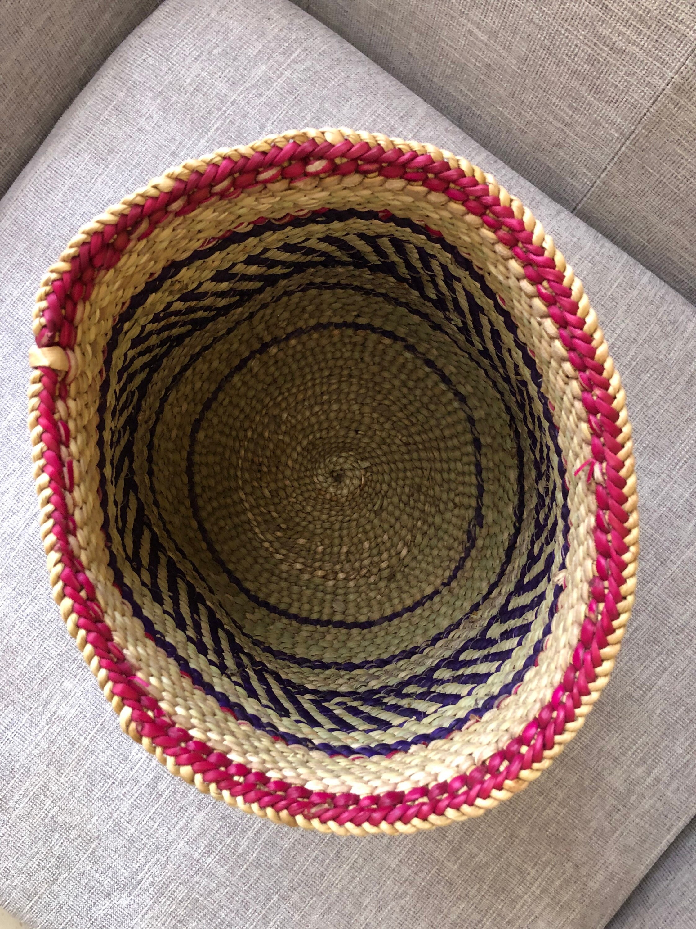 Iringa Grass Basket / Planter Basket , Iringa Basket, Organizer Basket ...