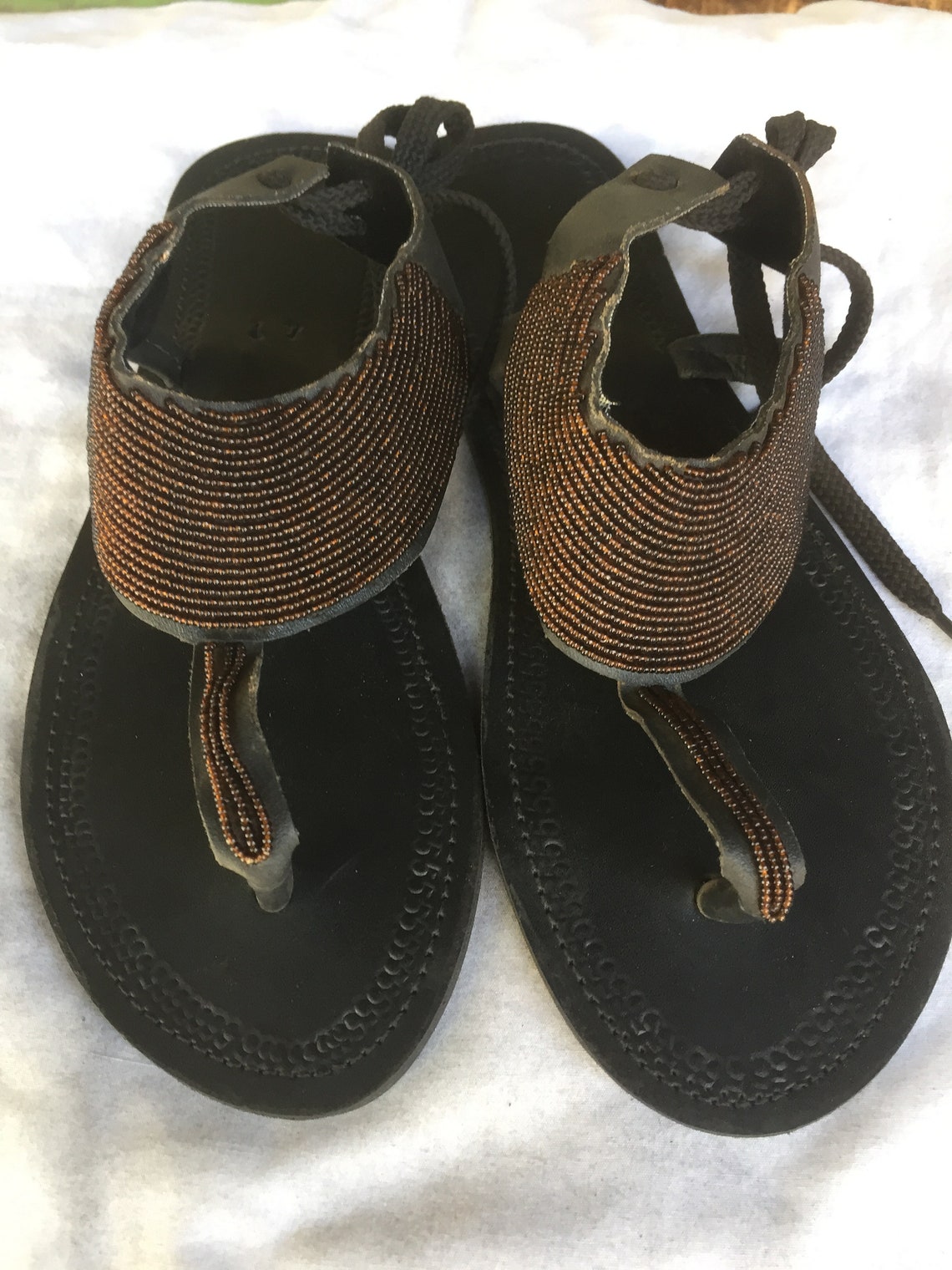 ankara gladiator sandals