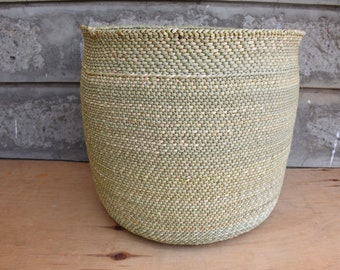 Iringa grass basket / Planter Basket , Iringa Basket, Toy Organizer Basket, Woven Iringa basket, Decorative basket, Laundry basket, For her