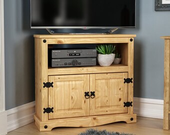 Corner Tv Stand Etsy