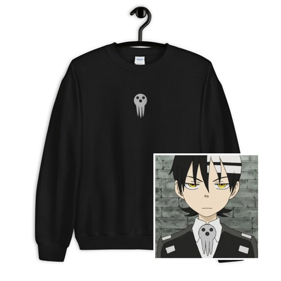 Soul Eater unaisex sudadera bordada Shinigami Muerte el | Etsy España