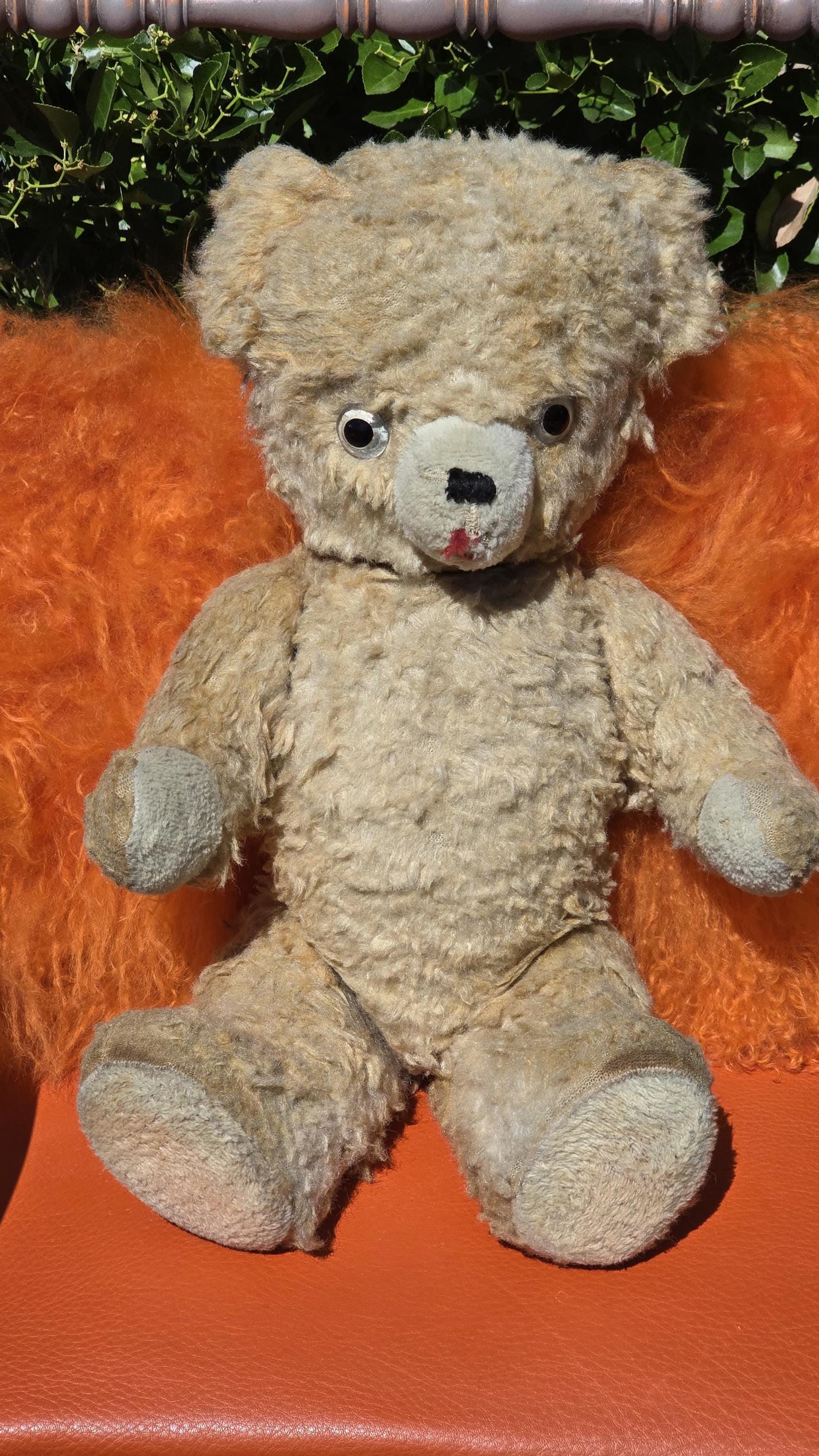 アンティークレアフランス製PINTEL 1930年代テディベア 19インチ(48cm