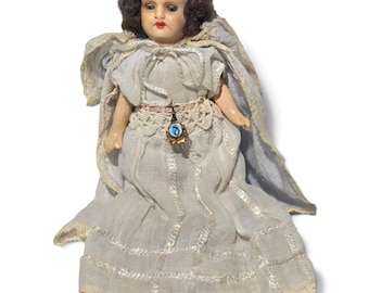 Antique German Mignonette Bisque Doll 13cm Armand Marseille A 16/0 M Sleep Eyes