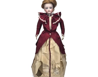 Antique Armand Marseille Bisque Porcelain Doll - Floradora, 1800s