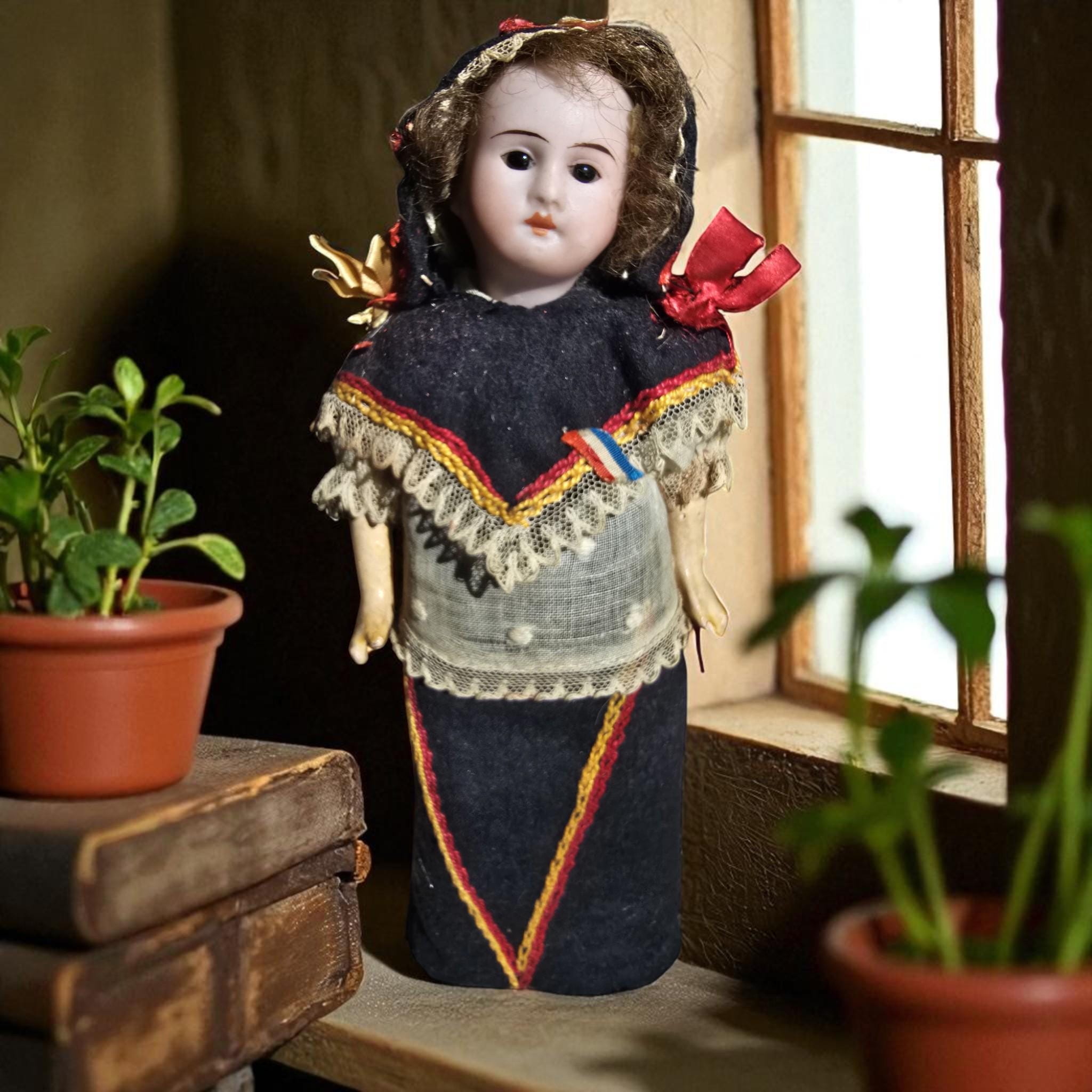 Ancienne Poupée Mignonnette UNIS FRANCE 301 - H. 16 cm -Années 1920/30