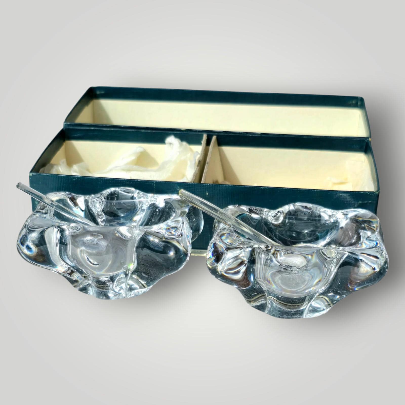 高級コレクターズアイテム Daum サイン入り クリスタル フランス 1950