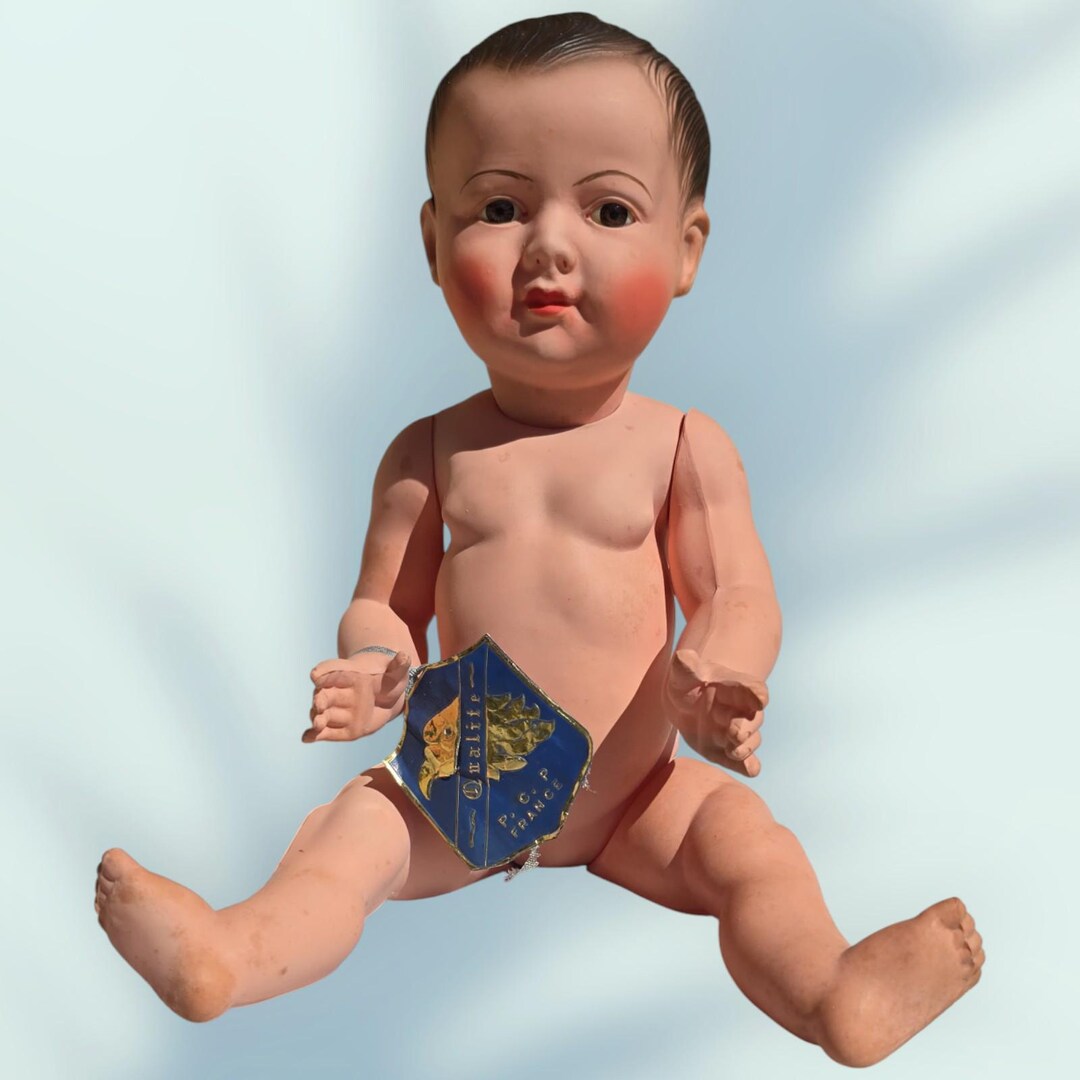 赤ちゃん人形　プチコラン　ベビー　ドール　babydoll　フランス　レトロ ヴィンテージコレクターズアイテム 1930年代フランス製プチコリン