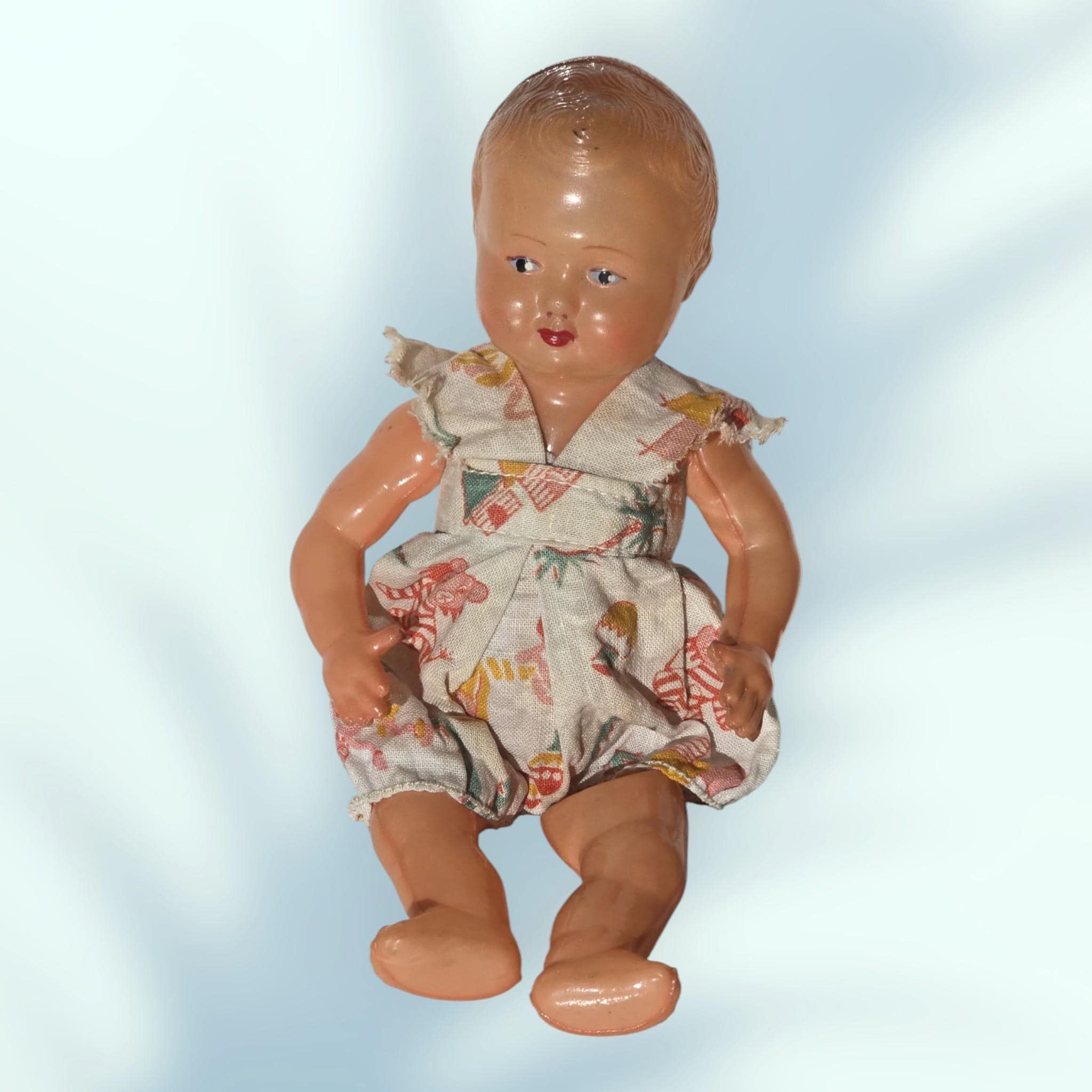 Poupée Ancienne Celluloïd France P.C.D - Tête Décrochée - Pièce Collection