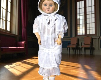 Ancienne Poupée Composition Française Unis France - Taille 50 Cm - Modèle 301 Paris - Vintage