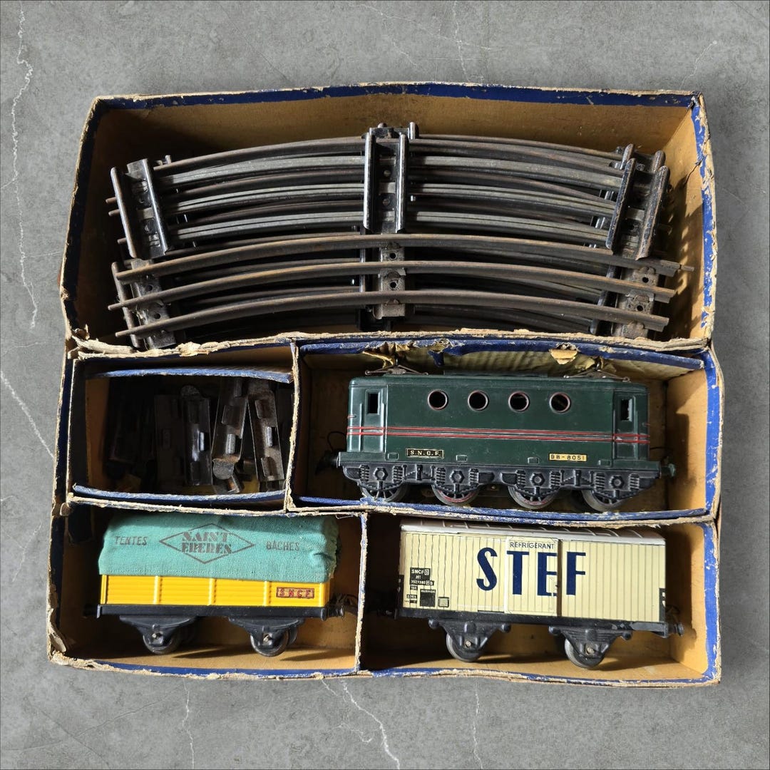 Locomotive électrique Hornby-Meccano BB8051 – Verte, Vintage, éclairage Fonctionnel (Occasion)
