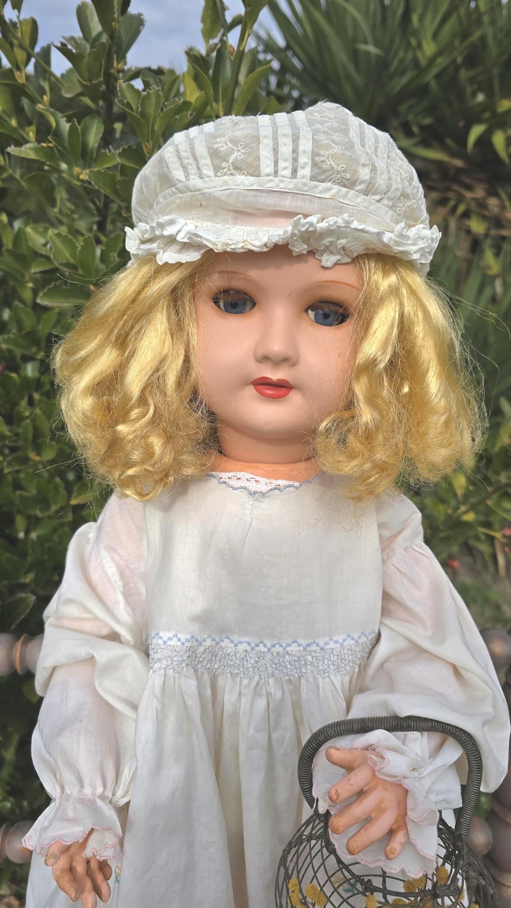 Antique French SFBJ Paris 301 Walking Doll Size 12 Composition