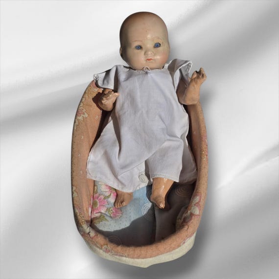 SALE Antique Armand Marseille 15 Dream Baby Doll #341 With Jeweled Diaper Pin - België