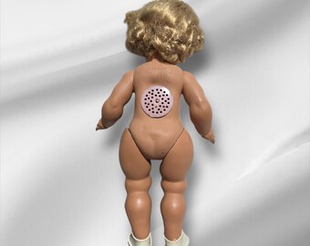 POUPEE BELLA MUGUETTE RHODOID MADE IN FRANCE Br SGDG 25 cm/ années 50