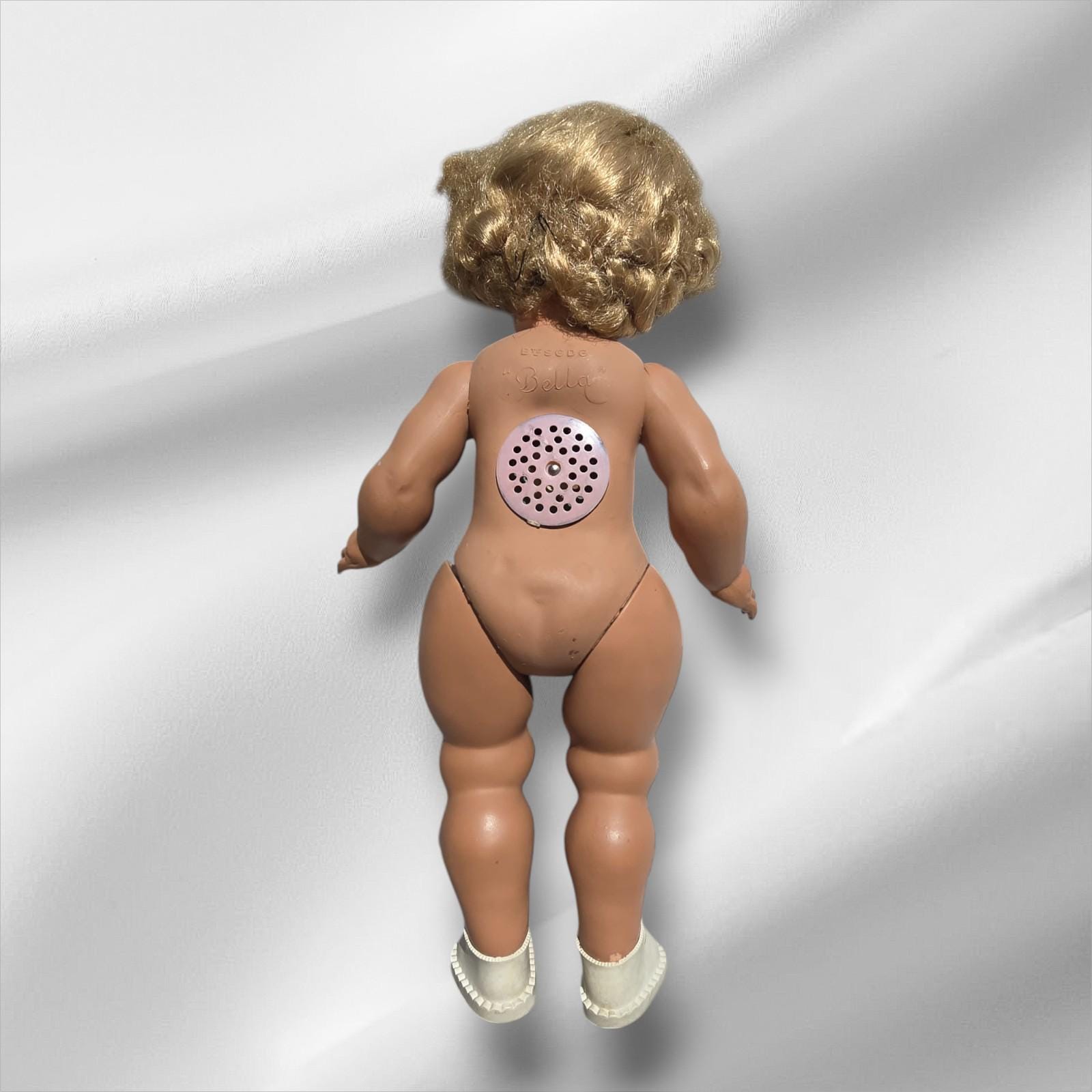 Poupée ancienne parlante yeux dormeurs taille 9 vêtements collection XXème
