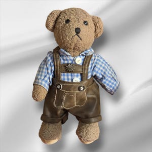 Vintage Bavarian Hand Crafted Teddy Bear design by Alpen W Ann, Alpine Soft Toy, Collectible toys ,German Vintage Bear, Perfect Gift
