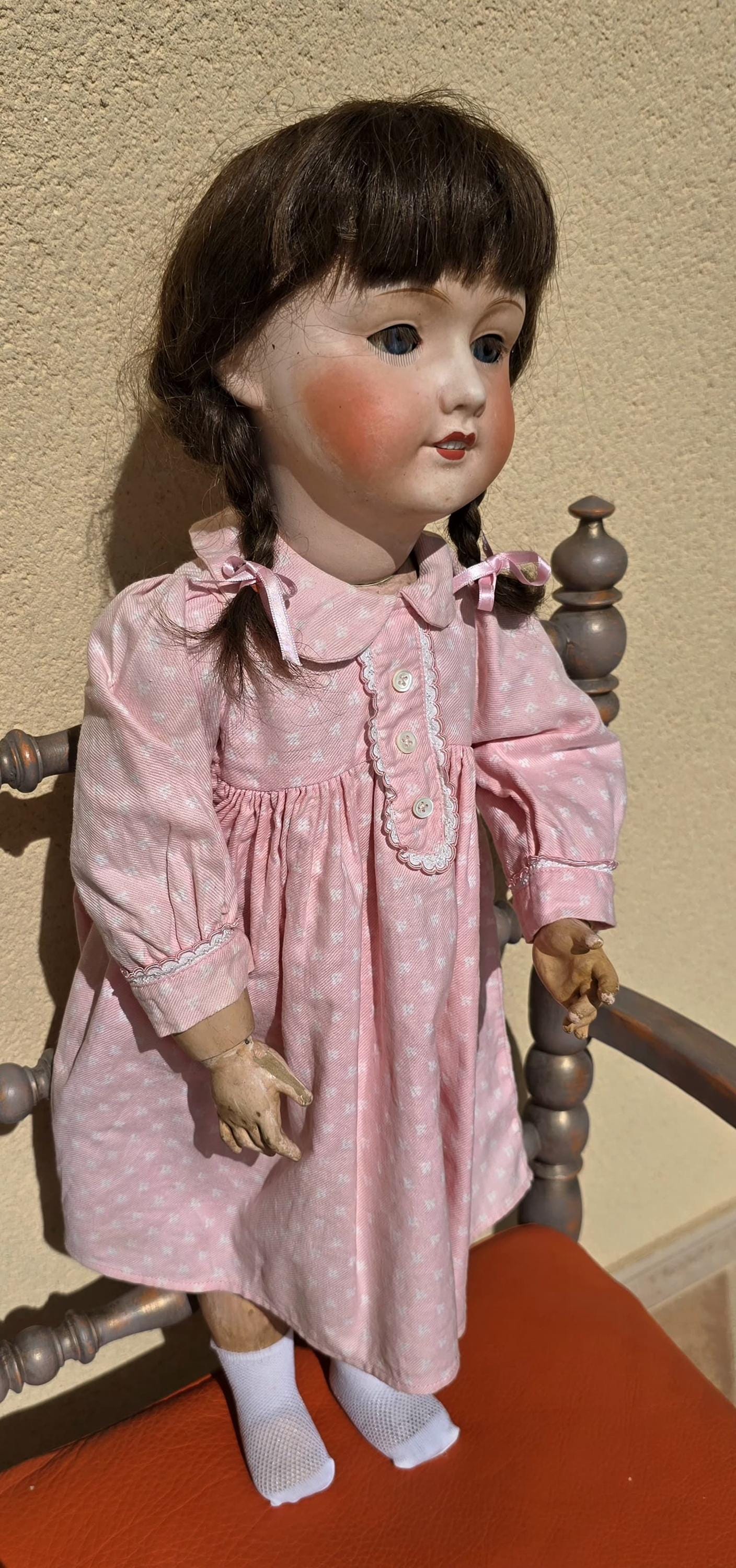 アンティークレア UNIS FRANCE 30 ビスクドール 25インチ (64 cm) コン