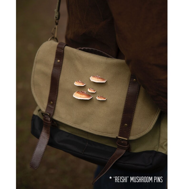 Mushroom Pins/shelf Fungi Brown set of 5 Etsy