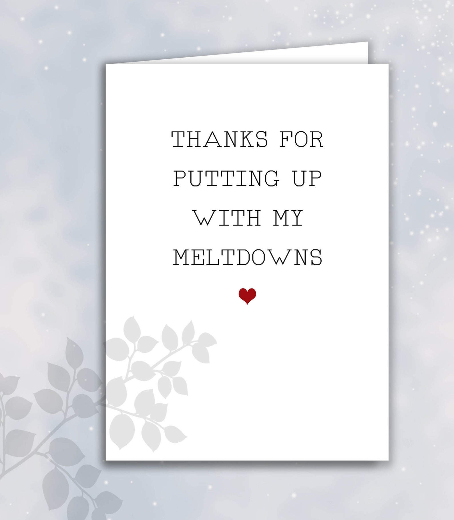 Funny Printable Greeting Card Just Because Card Download | Etsy