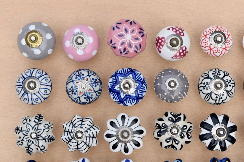 Keramik Türknöpfe Schrank Schublade zieht Knöpfe für | Etsy
