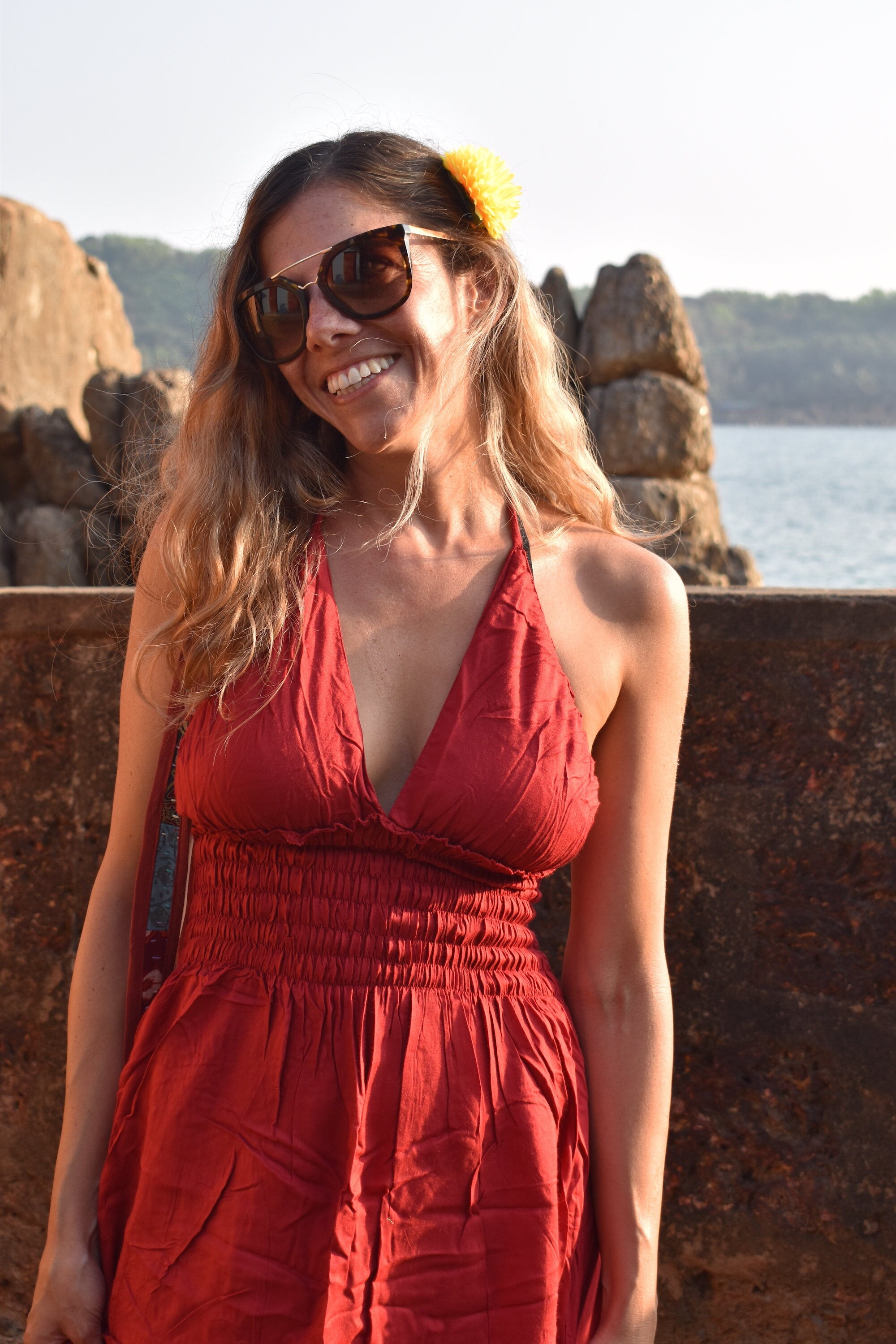 Flowy beach dress Comfy Maxi Dress Bohemian Beach Dress | Etsy