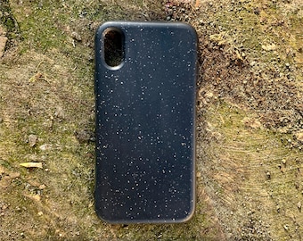 Bio mobile phone case BLACK - eco-friendly mobile phone case, completely biodegradable, sustainable & recyclable, eco friendly