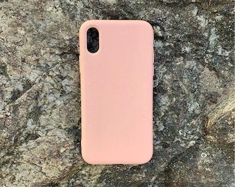 Bio Handyhülle für iPhone ROSÉ - Öko umweltfreundliches Handy Case, komplett biologisch abbaubar, nachhaltig & recyclebar, eco friendly