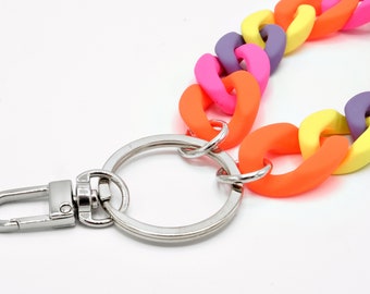 Keychain "RUBBER EDITION" with carabiner