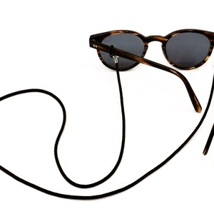 Glasses strap / mask holder BLACK made of PPM rope 3 mm glasses chain mask image 2