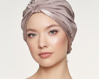 Silk Sleep Turban – Natural Silk Hair Protection, Prevents Hair Frizz  Breakage, Luxurious Night Hair Wrap, Silk wrap
