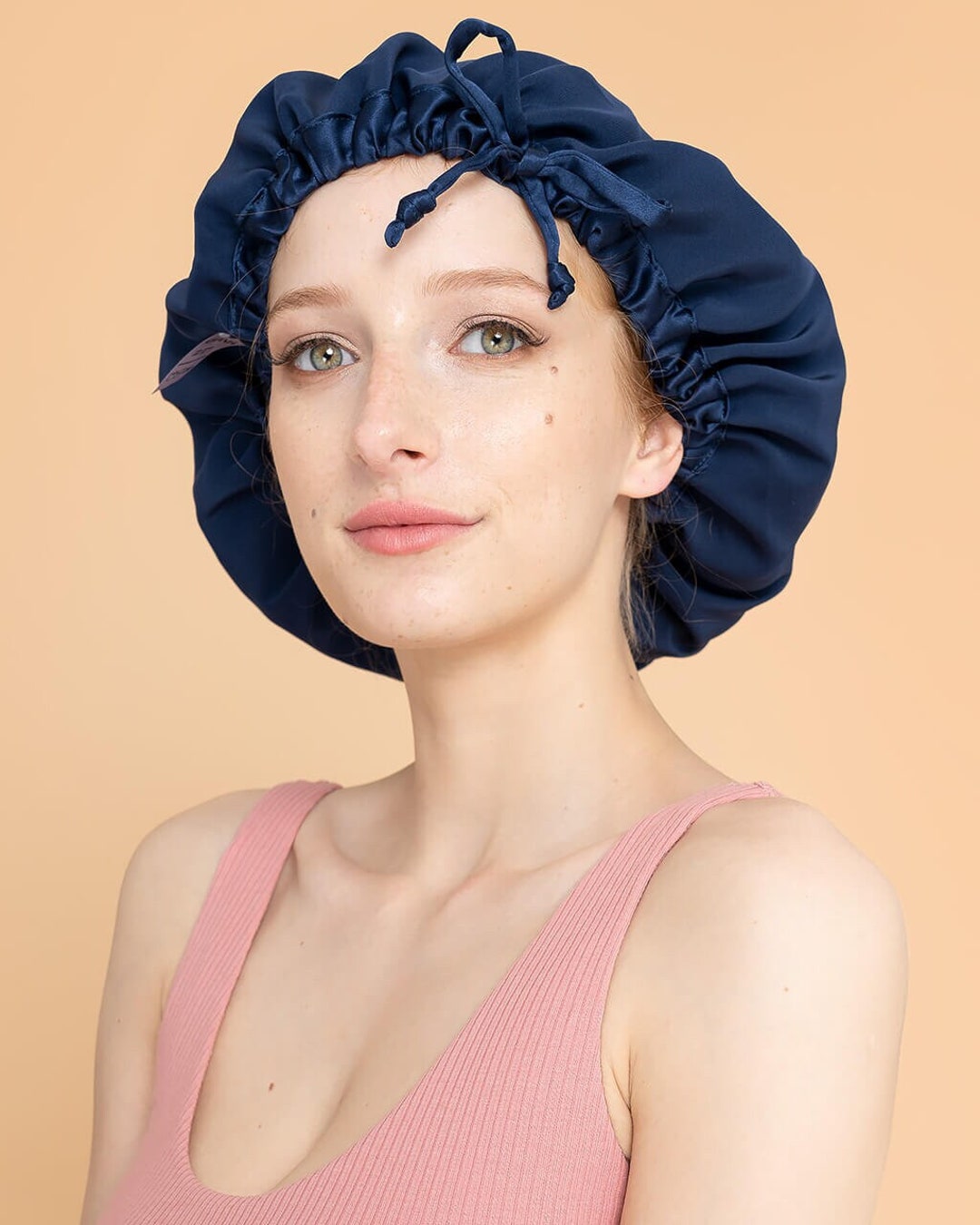 3-teilige Schlafhaube Aus Seide Für Damen - Elastische Nachtkappe Schützt Lange Haare, Zöpfe & Locken