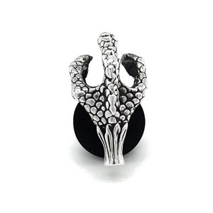 Solid Sterling Silver Pin, Lapel Pin, Dragon Pin, Dragon Claw Pin, Groomsmen Gift, Dungeon and Dragons, Dragon Jewelry, Dragon Claw Jewelry