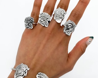 シルバー925 Mexican Catrina skull カトリーナ スカル シルバー925 Mexican Catrina skull カトリーナ スカル - メルカリ