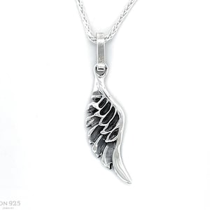 Sterling Silver Wing Pendant, Wing Jewelry, Silver Wing, Wing Charm, Angel Wing Pendant, Guardian Angel, Sterling Pendant